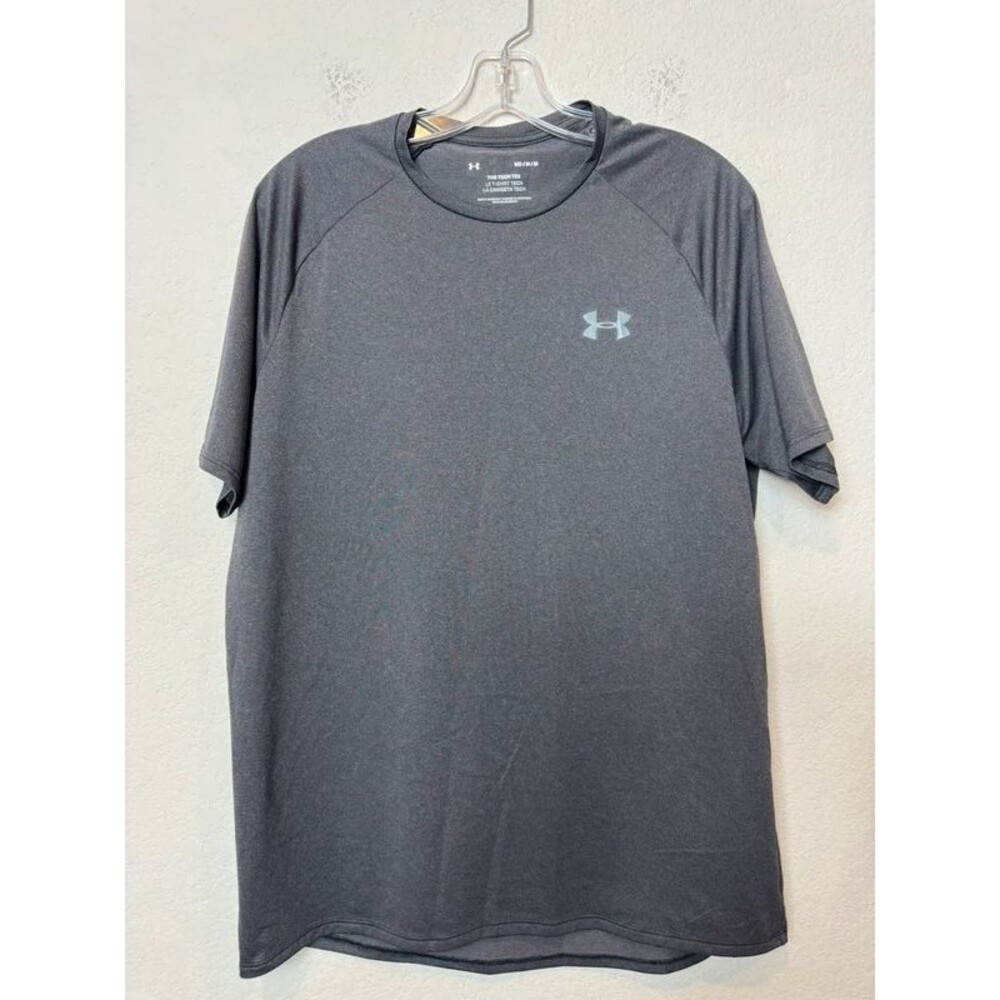 Under Armour Men's Tech Short-Sleeve Workout T-shirt Dark Gray Athletic size M